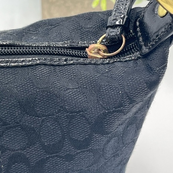 Authenticated Coach Black Jacquard signature Print Ergo Mini Small Purse 41066 - Picture 16 of 16